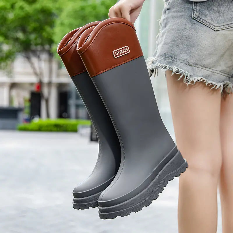 Stilvolle wasserdichte Regenstiefel für Damen – Helena