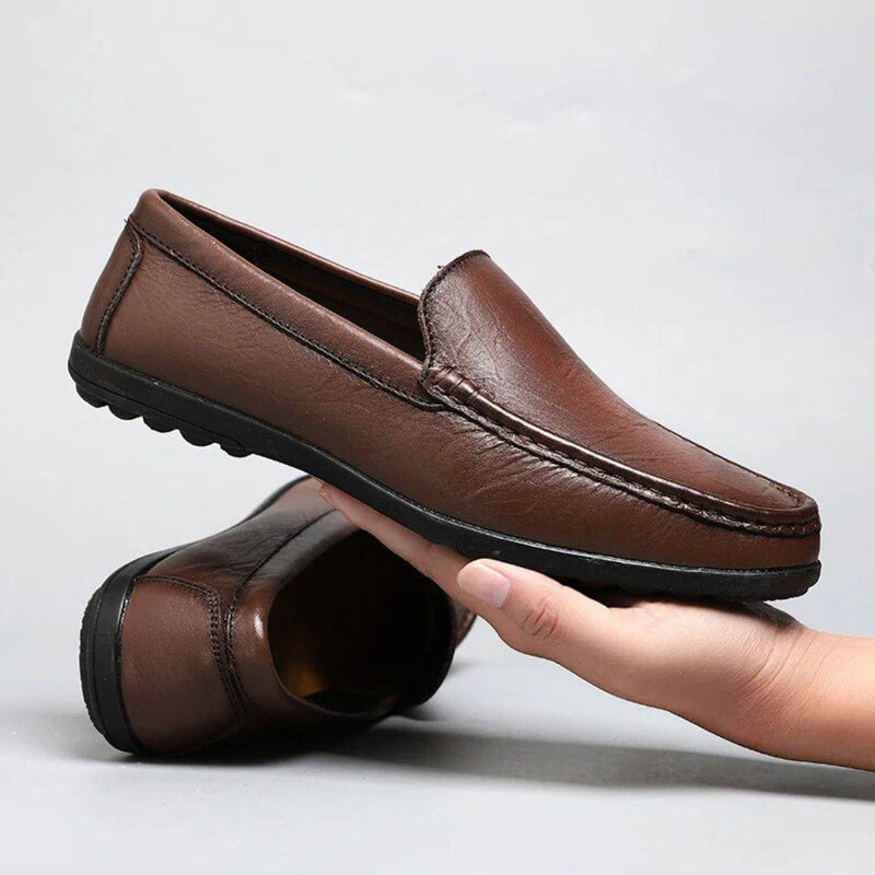 Herren Leder Slipper für zeitlose Eleganz – Daniel