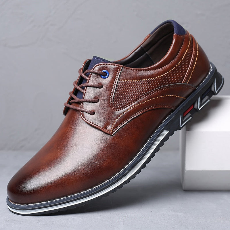 Herren Leder Oxford Schnürschuhe für formelle Anlässe – Max