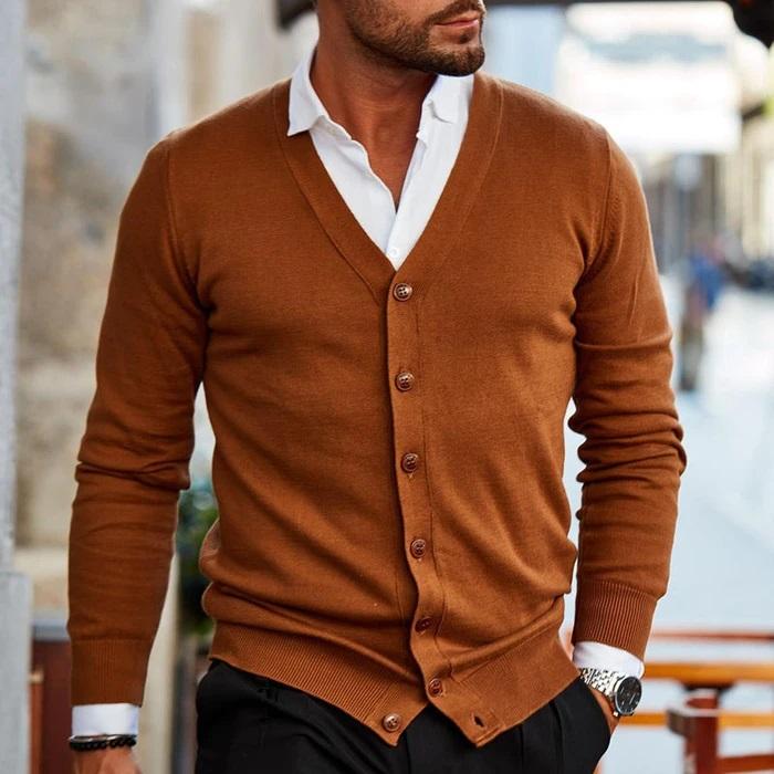 Herren Cardigan: Lässig, Komfortabel und Stilvoll – Moritz