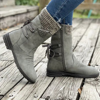 Warme Winterstiefel mit Fleece-Futter für Damen – Sophia